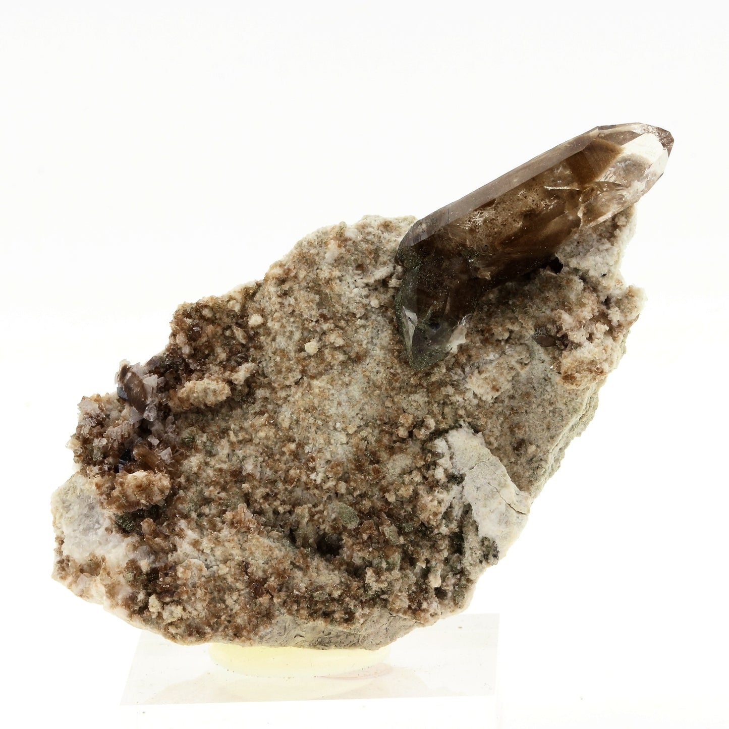 Quartz, Chlorite, Anatase. 412.6 carats. Massif de la Lauzière, France