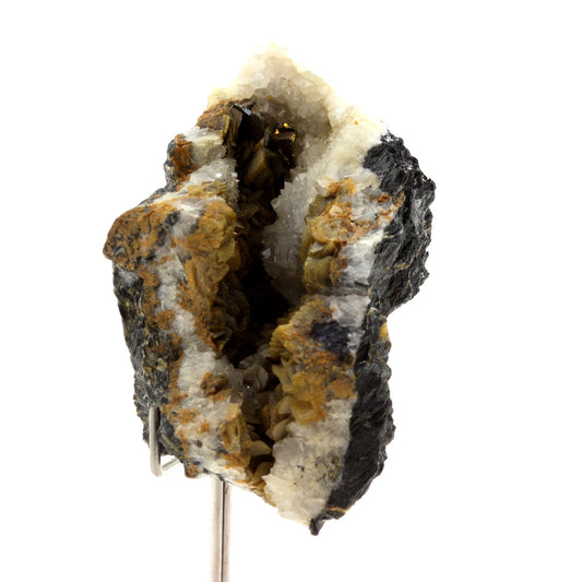 Chalcopyrite, Quartz, Siderite. 721.1 carats. Mont-Roc Mine, Tarn, France