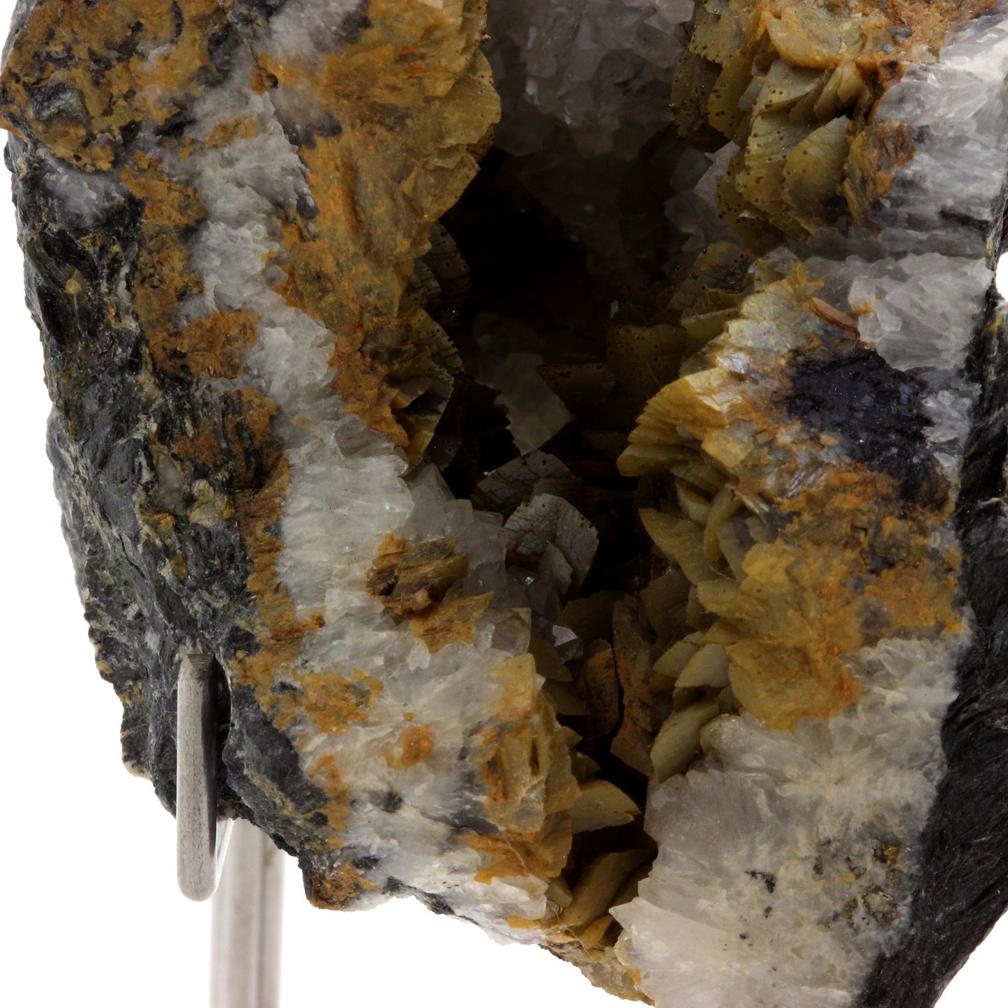 Chalcopyrite, Quartz, Siderite. 721.1 carats. Mont-Roc Mine, Tarn, France