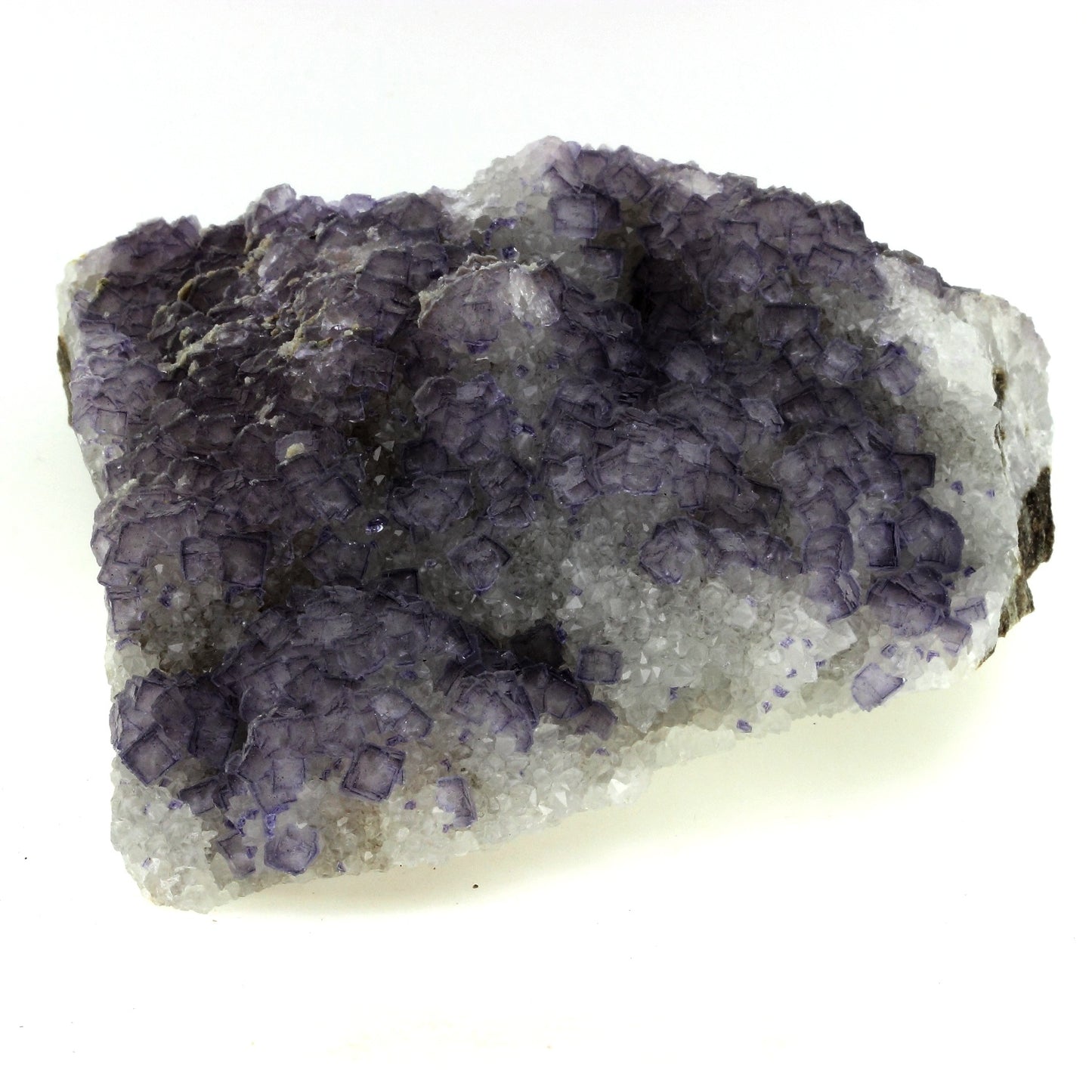 Fluorite violette + Quartz. 4105.1 carats. Fontsante Mine, Var, France