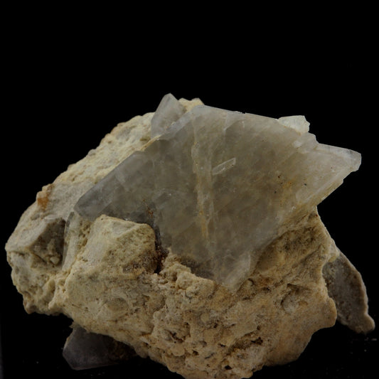 Albite en macle du Roc Tourné, 79.7 carats, Bramans, Modane, Saint-Jean-de-Maurienne, Savoie, Auvergne-Rhône-Alpes, France
