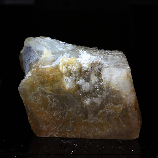 Calcite + Quartz. 493.2 carats. La Mure, Isère, France