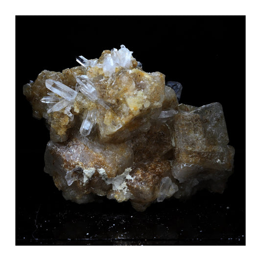 Calcite + Quartz. 247.7 carats. La Mure, Isère, France