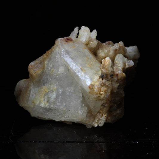 Calcite + Quartz. 255.6 carats. La Mure, Isère, France