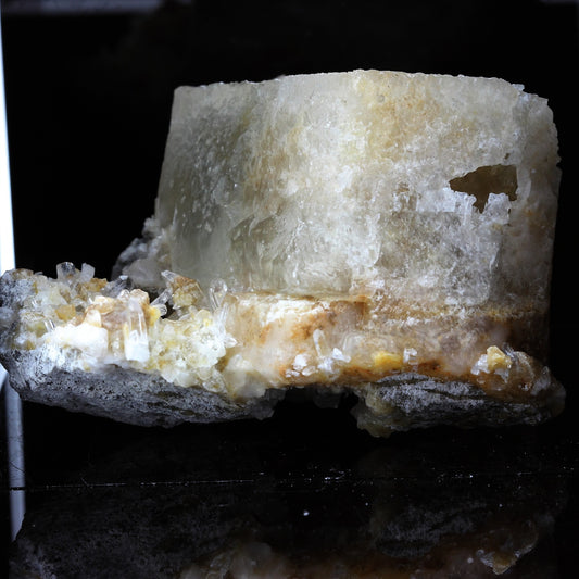 Calcite + Quartz. 804.9 carats. La Mure, Isère, France