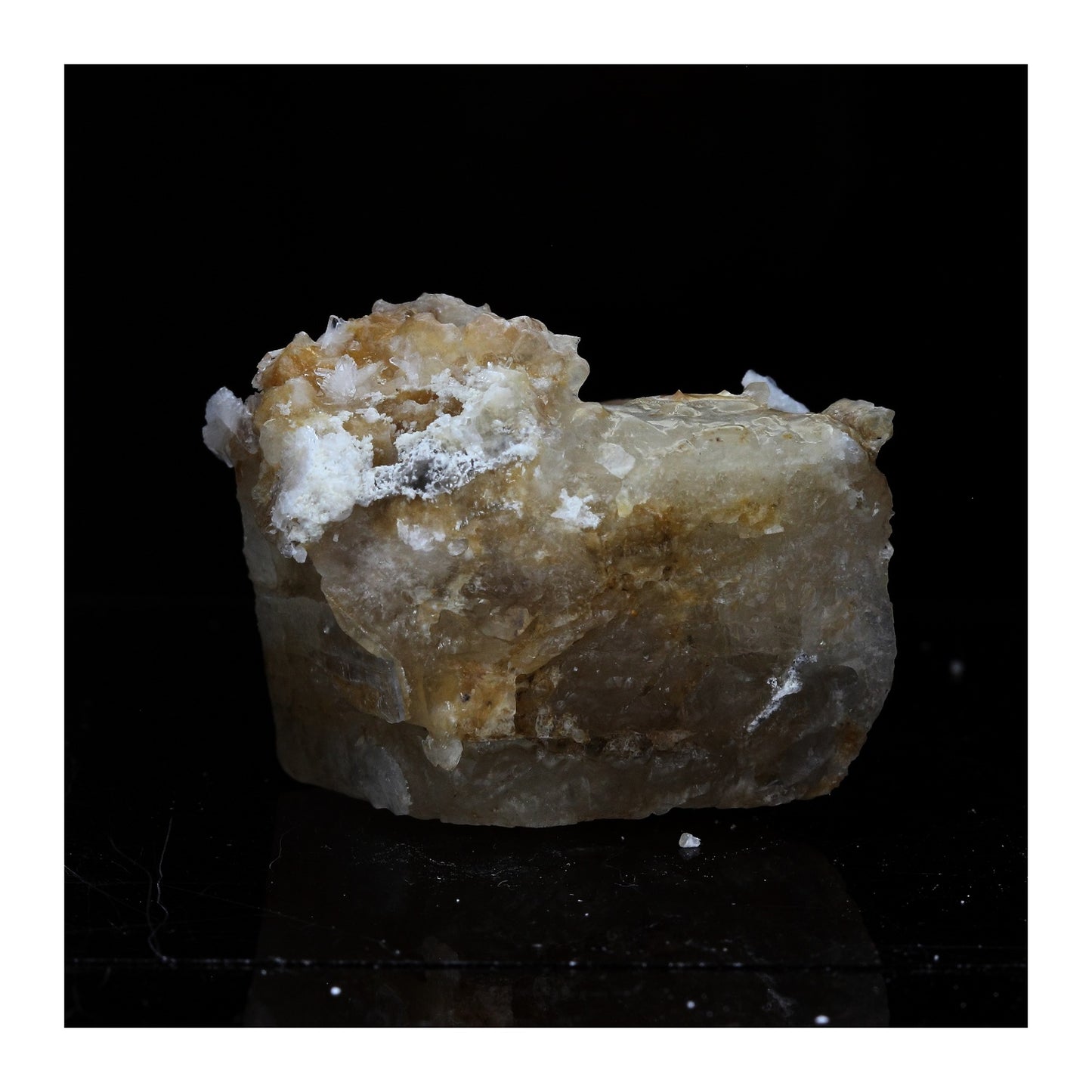 Calcite + Quartz. 170.9 carats. La Mure, Isère, France