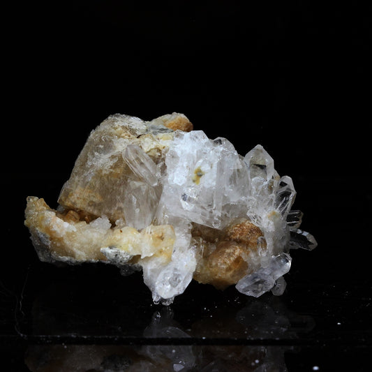 Calcite + Quartz. 99.7 carats. La Mure, Isère, France