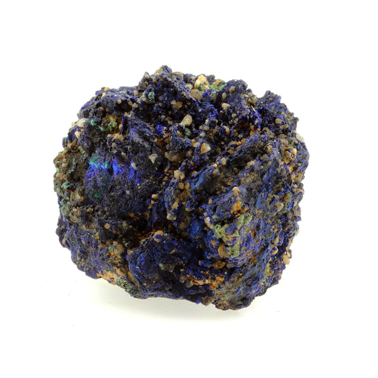 Chessylite (Azurite) + Malachite. 321.1 carats. Chessy-les-Mines, Rhône, France