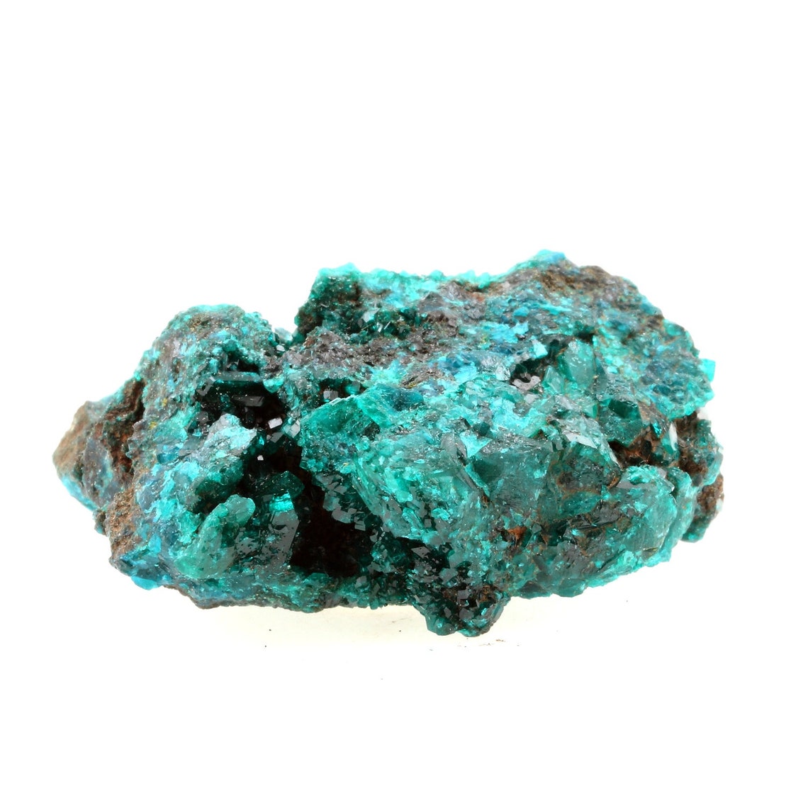 Dioptase. 178.2 carats. Tantara Mine, Kambove, Katanga, Congo