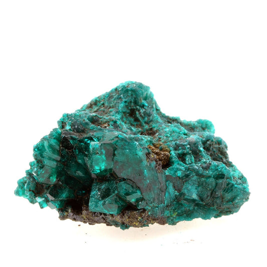Dioptase. 85.7 carats. Tantara Mine, Kambove, Katanga, Congo