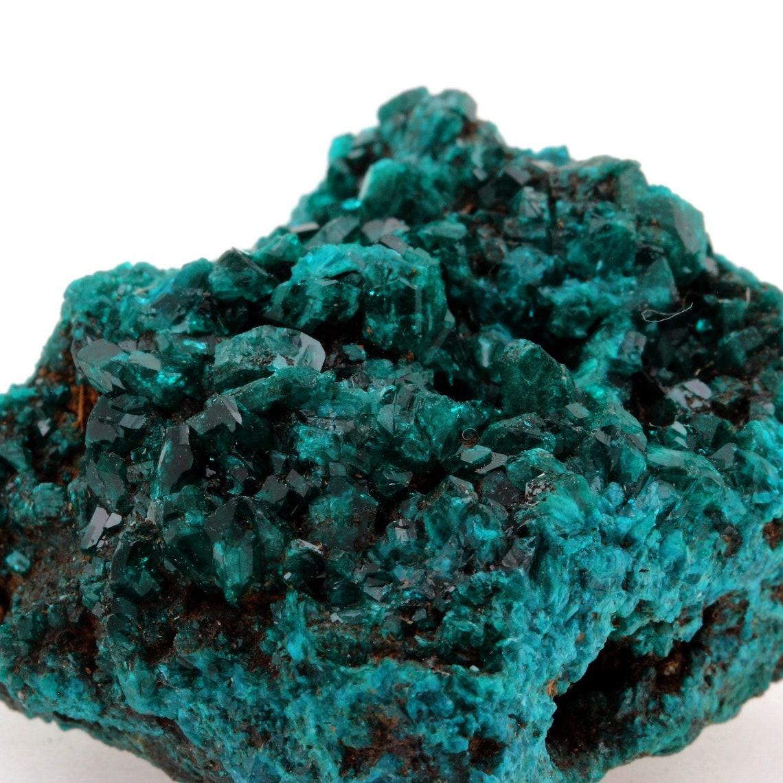 Dioptase. 185.1 carats. Tantara Mine, Kambove, Katanga, Congo