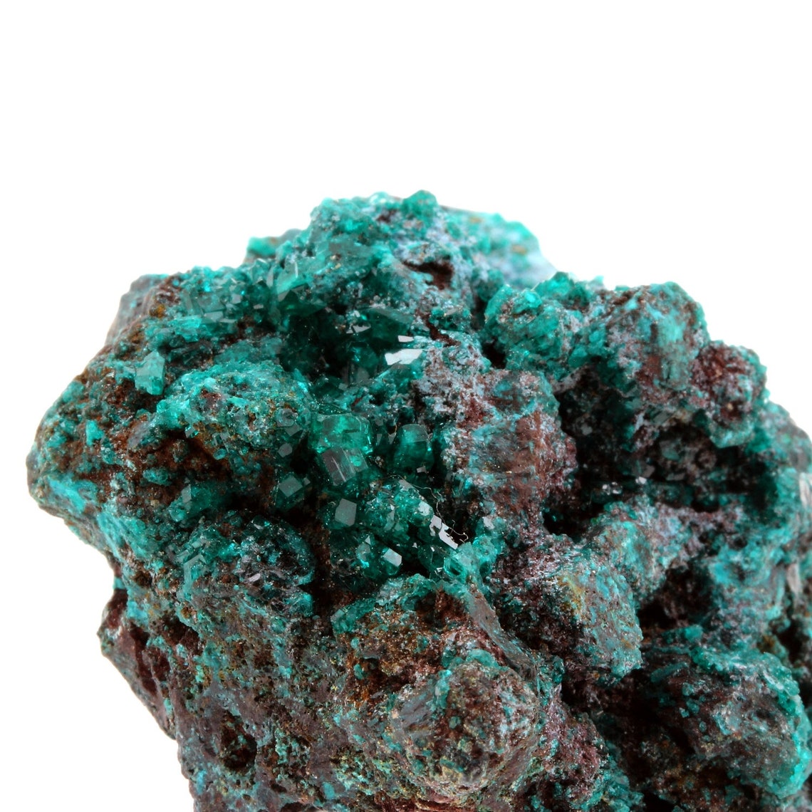 Dioptase. 181.8 carats. Tantara Mine, Kambove, Katanga, Congo