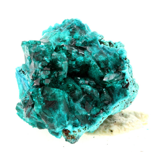 Dioptase. 95.9 carats. Tantara Mine, Kambove, Katanga, Congo
