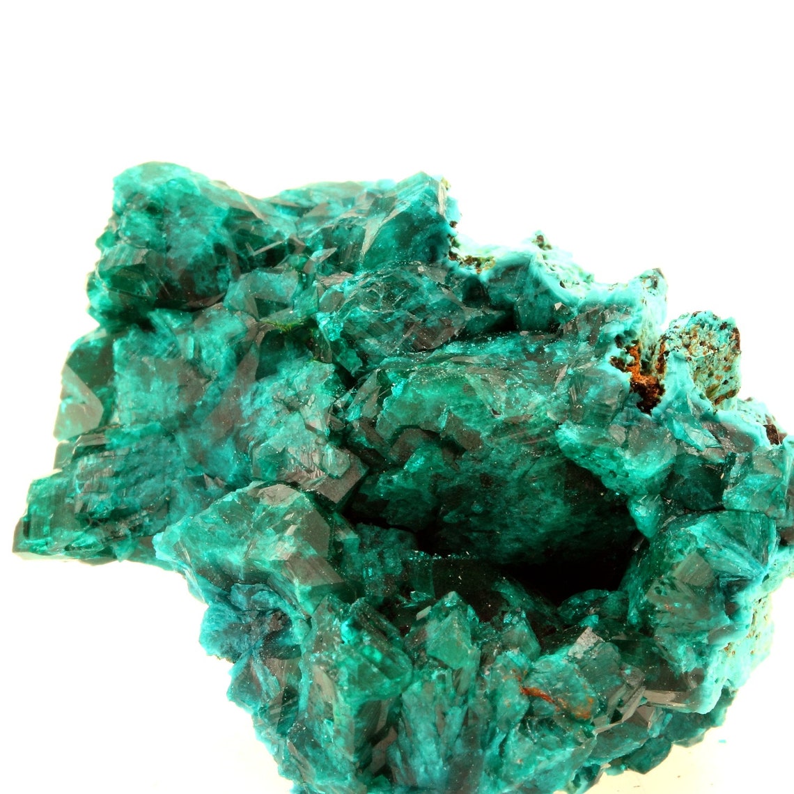 Dioptase. 133.9 carats. Tantara Mine, Kambove, Katanga, Congo