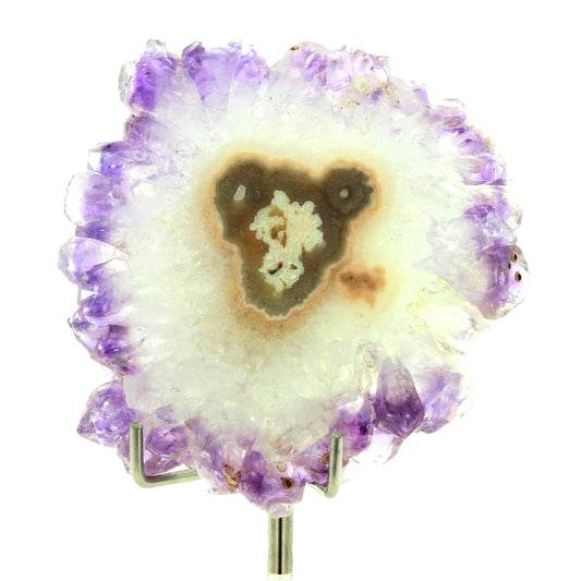 Améthyste Stalactite + Agate en provenance de Minas Gerais, Brésil