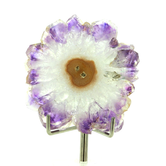 Améthyste Stalactite + Agate en provenance de Minas Gerais, Brésil