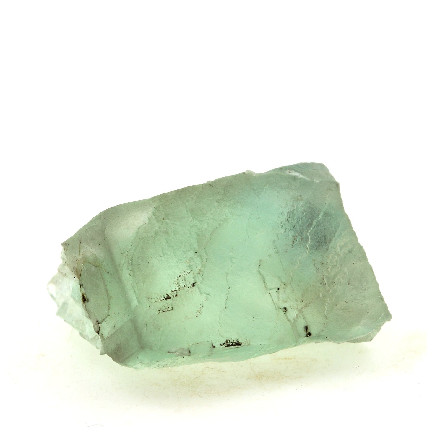 Fluorite verte. 119.9 carats. Massif des Aravis, Haute-Savoie, France