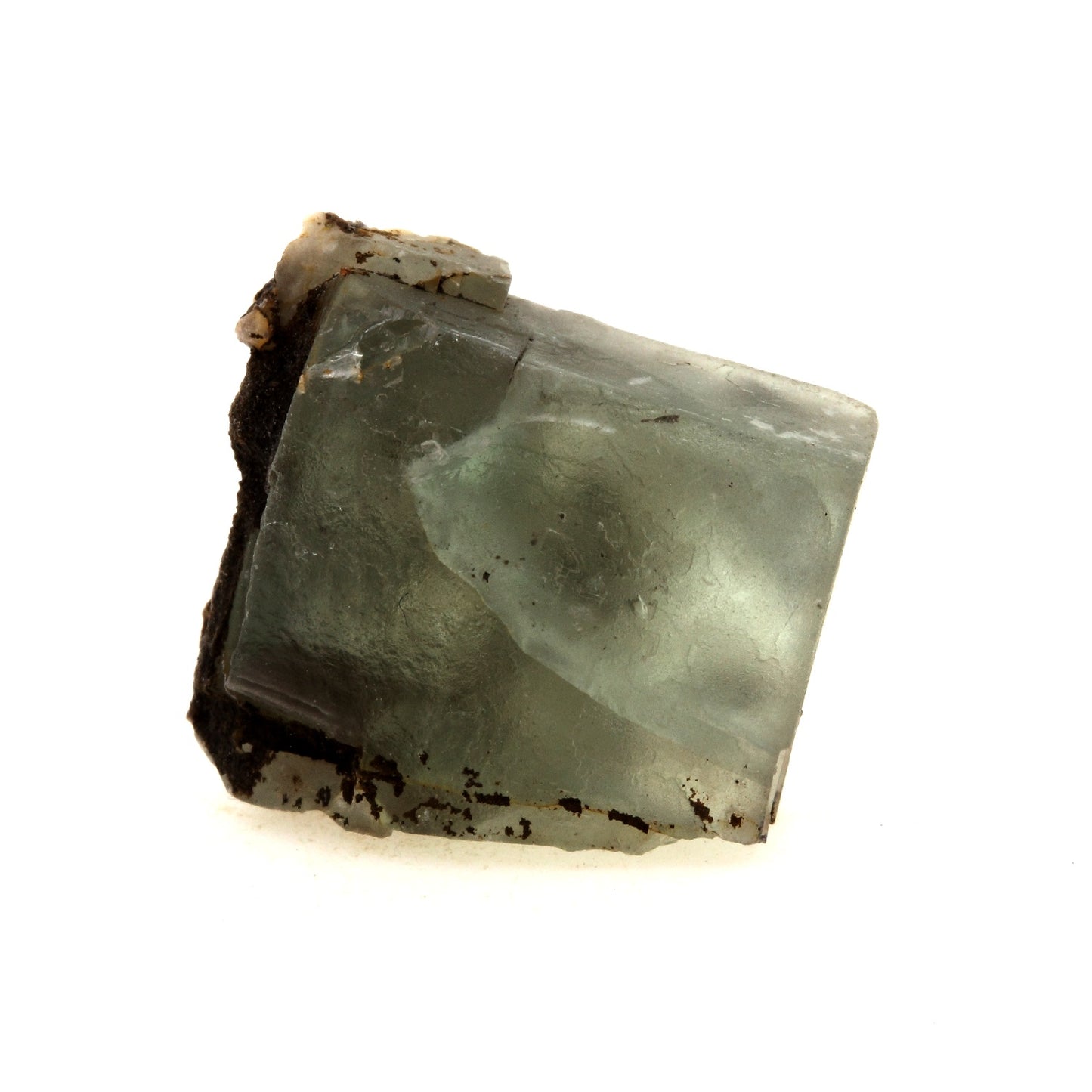 Fluorite verte. 25.6 carats. Massif des Aravis, Haute-Savoie, France