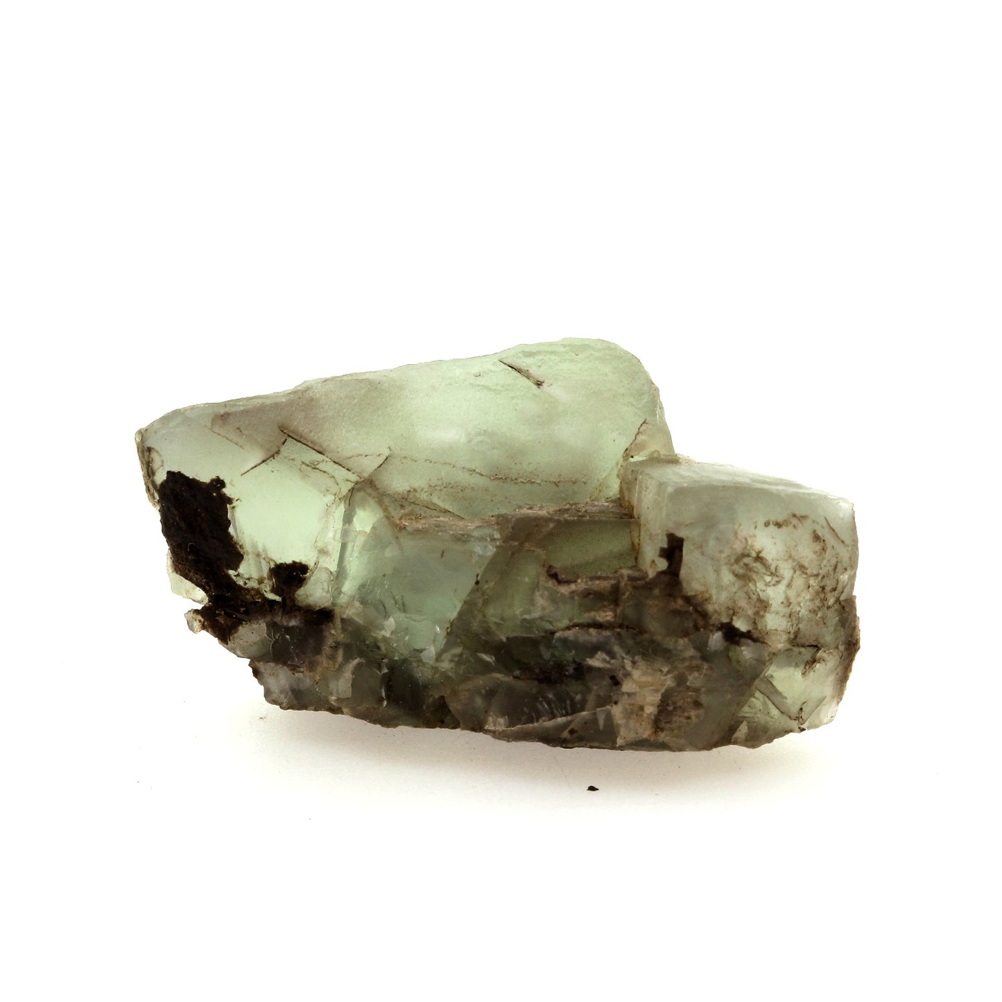 Fluorite verte. 136.3 carats. Massif des Aravis, Haute-Savoie, France