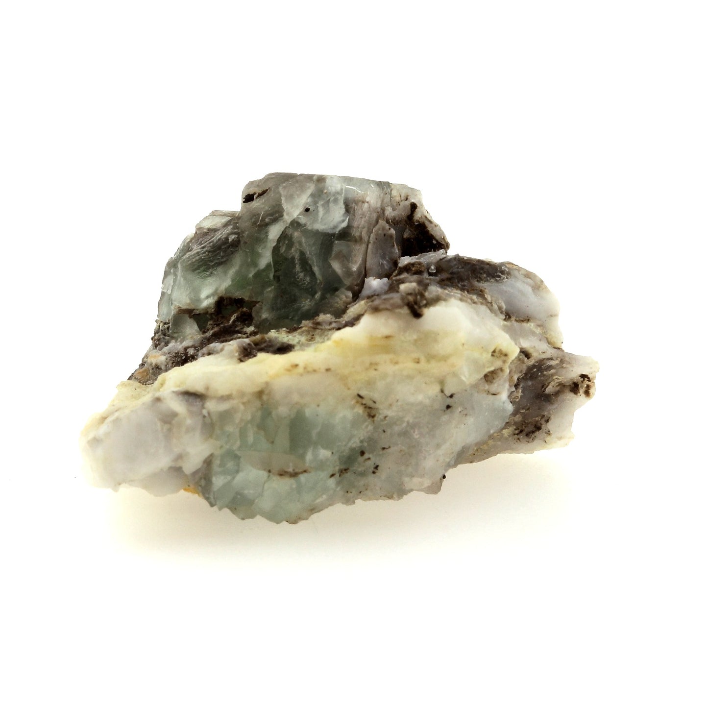Fluorite verte. 127.1 carats. Massif des Aravis, Haute-Savoie, France