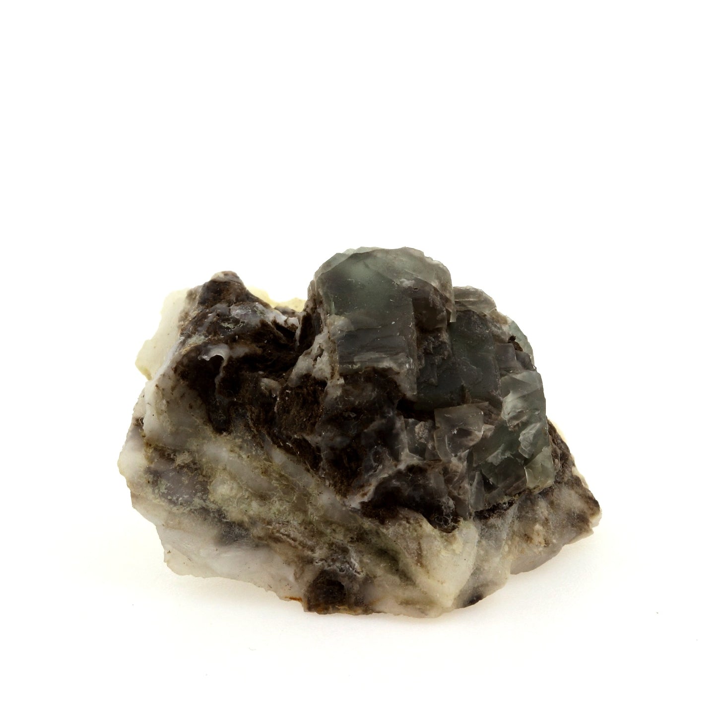 Fluorite verte. 127.1 carats. Massif des Aravis, Haute-Savoie, France