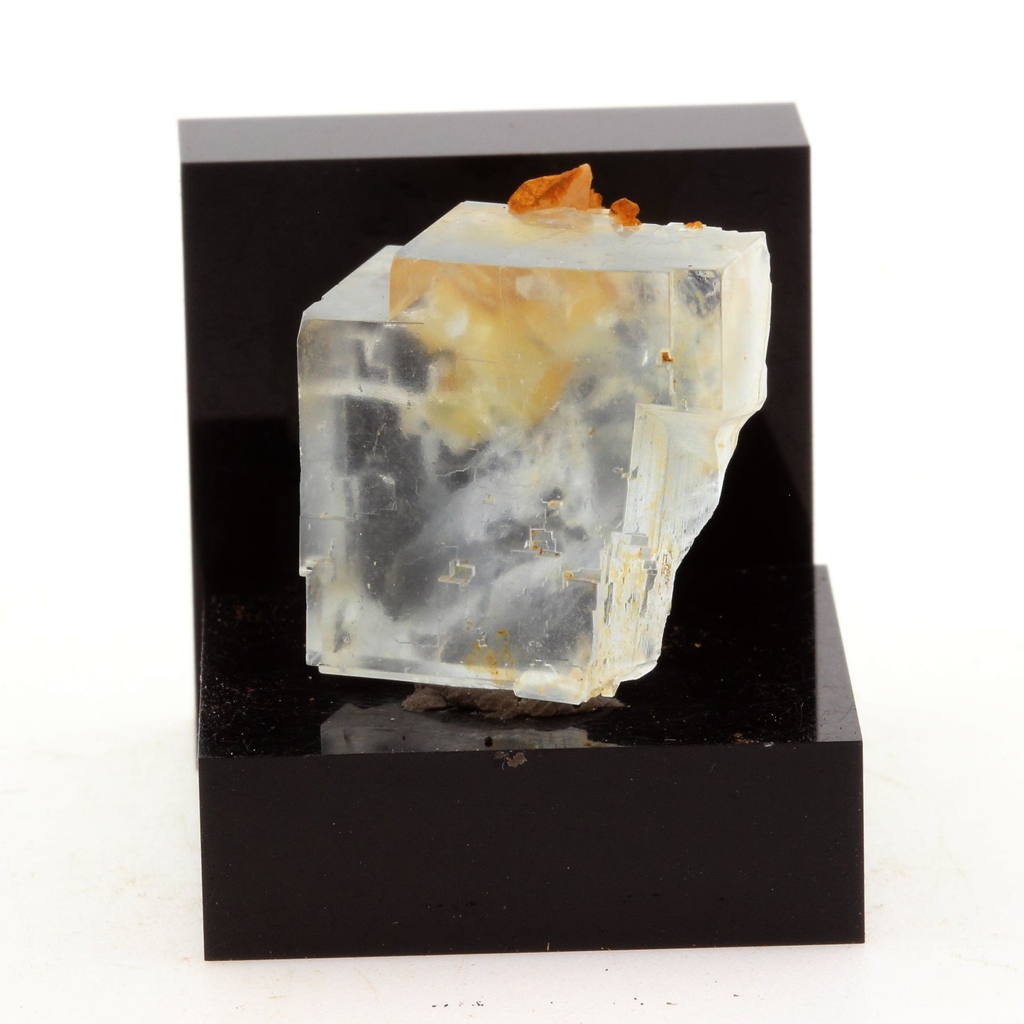 Fluorite + Quartz. 60.9 carats. Langeac, Haute-Loire, France