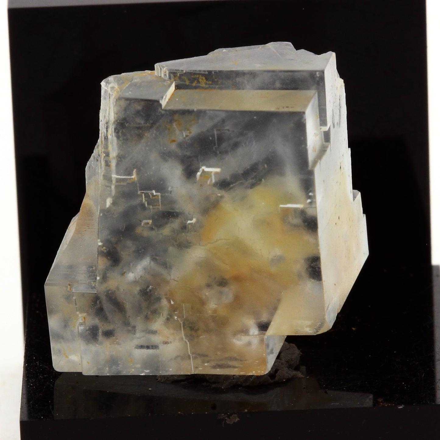 Fluorite + Quartz. 60.9 carats. Langeac, Haute-Loire, France