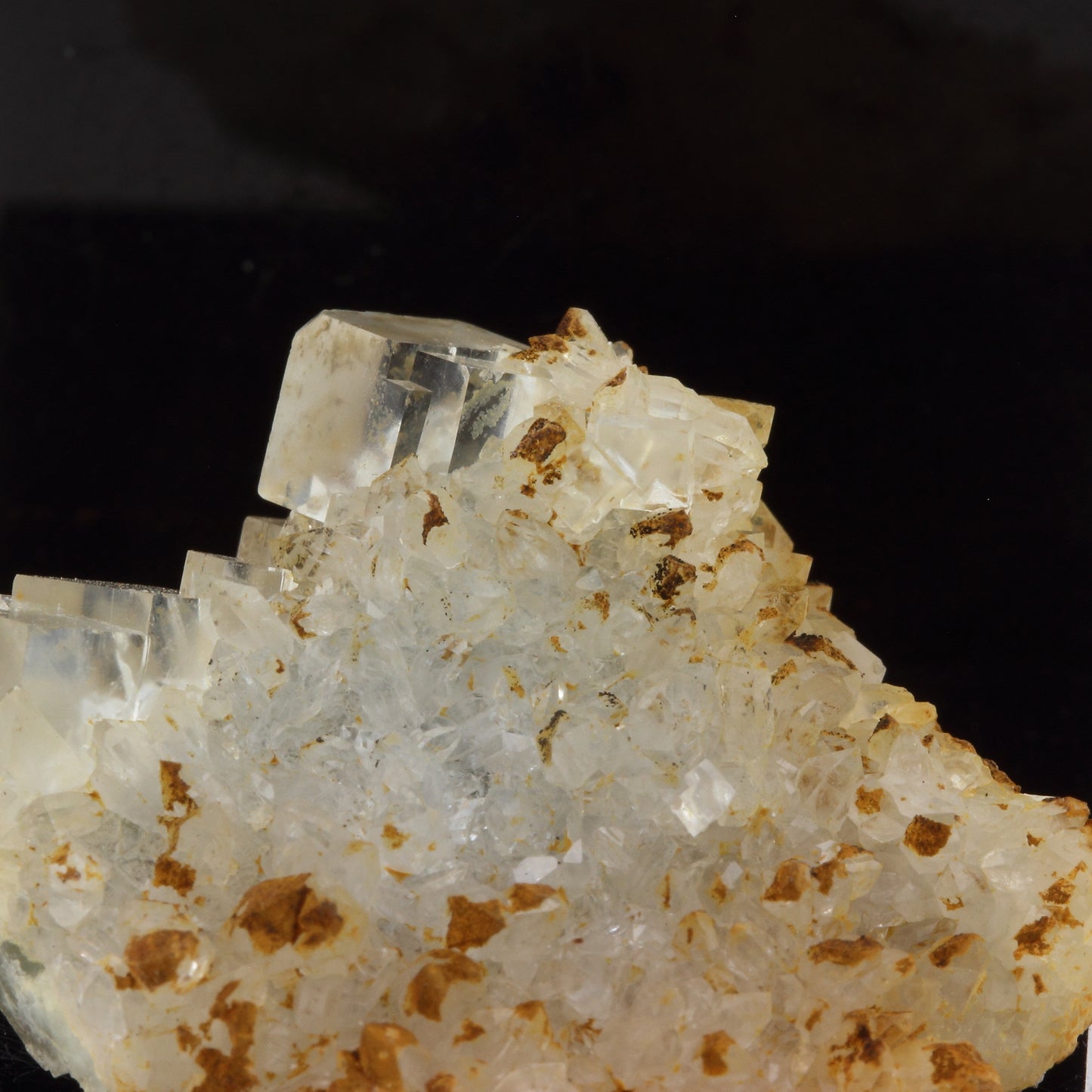 Fluorite + Quartz. 79.4 carats. Langeac, Haute-Loire, France