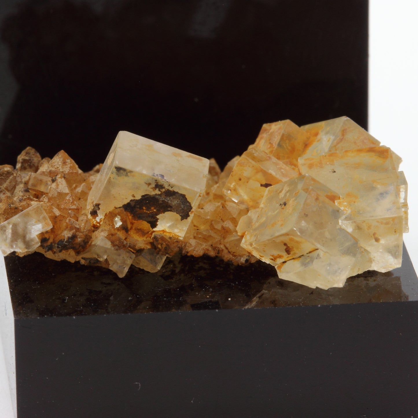 Fluorite + Quartz. 26.1 carats. Langeac, Haute-Loire, France