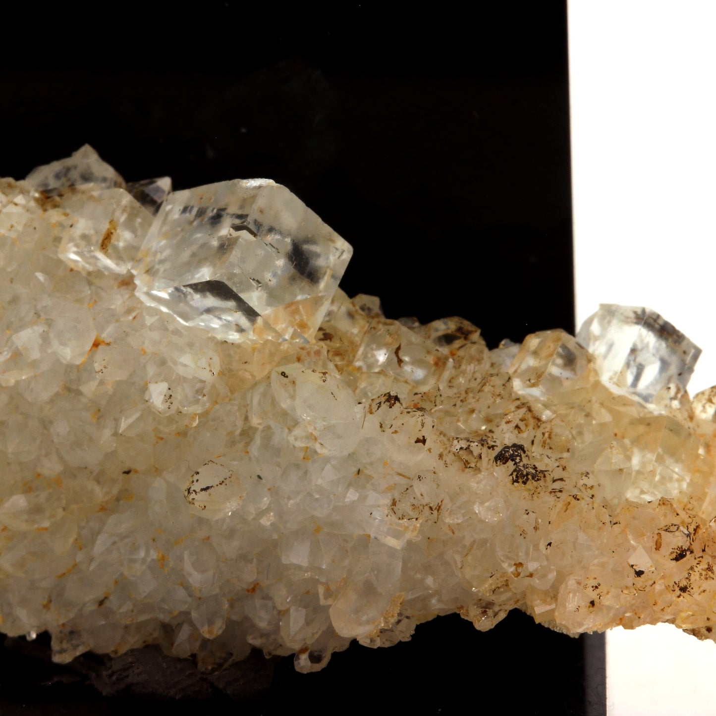 Fluorite + Quartz. 53.7 carats. Langeac, Haute-Loire, France