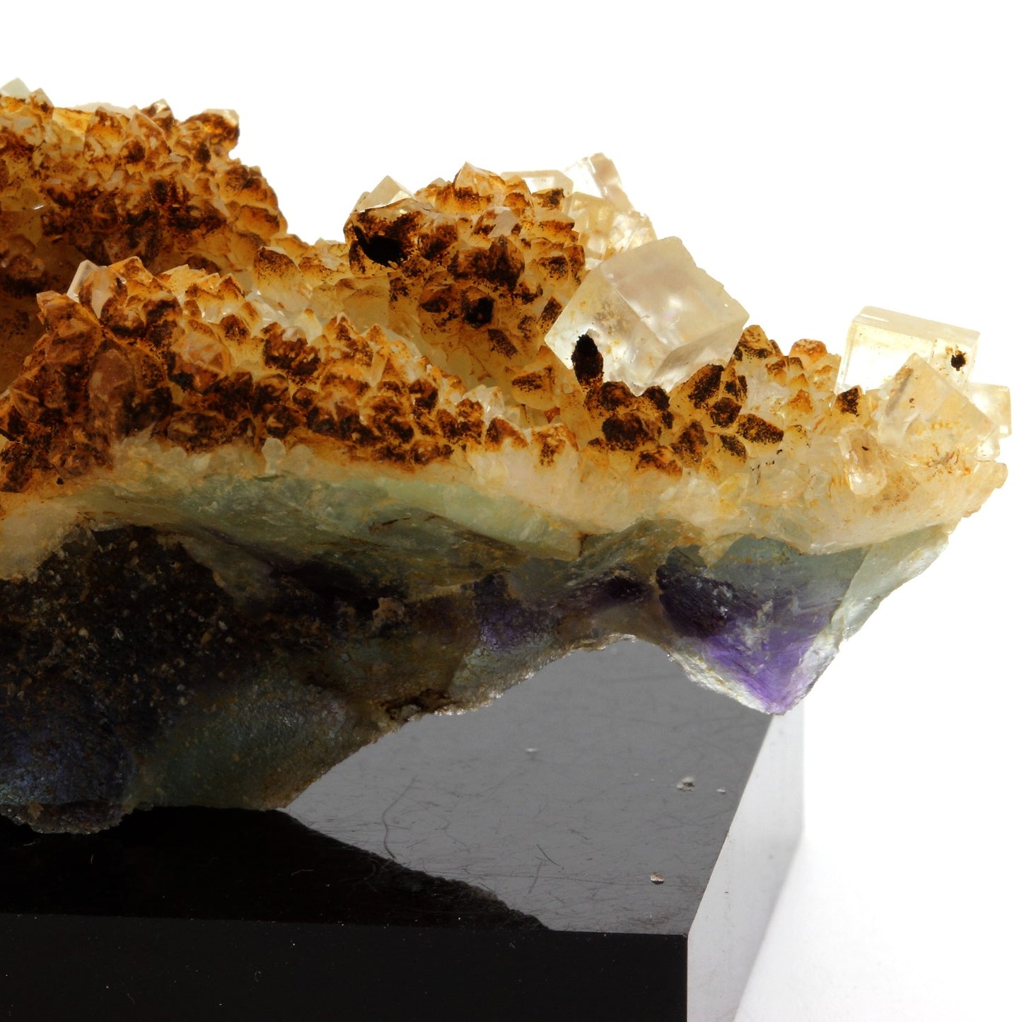 Fluorite + Quartz. 365.2 carats. Langeac, Haute-Loire, France