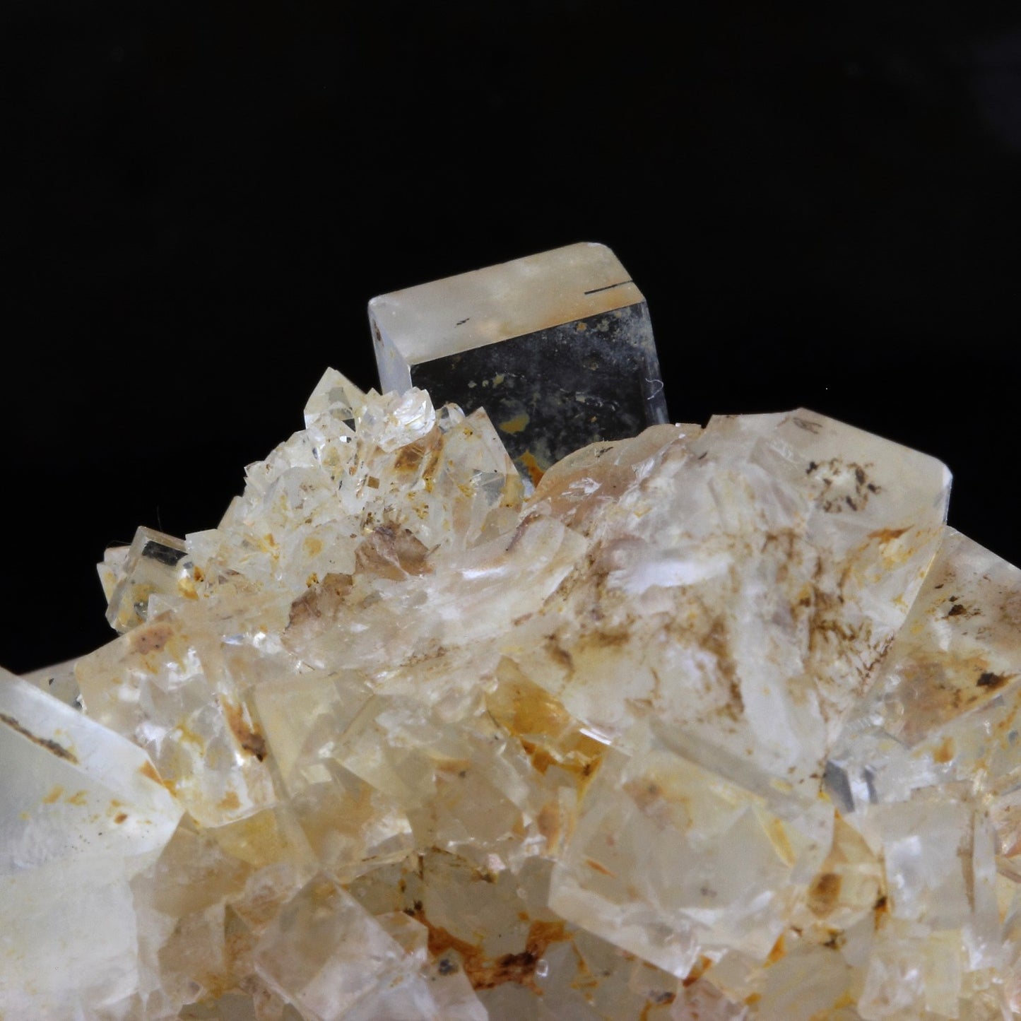 Fluorite + Quartz. 116.7 carats. Langeac, Haute-Loire, France