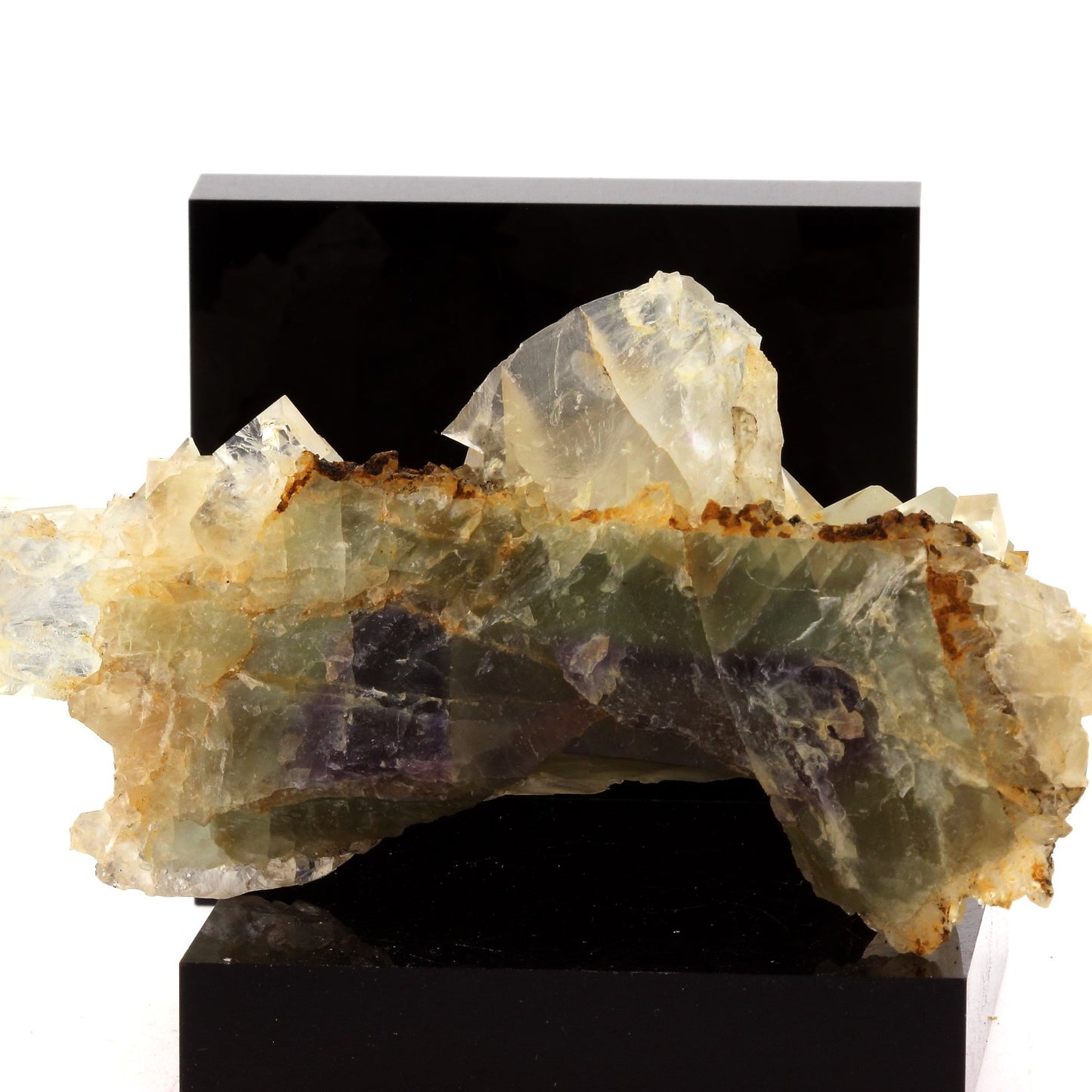 Fluorite + Quartz. 339.3 carats. Langeac, Haute-Loire, France