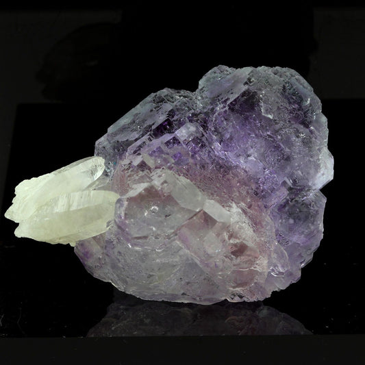 Fluorite + Quartz. 721.2 carats. Shangbao Mine, Hunan, Chine