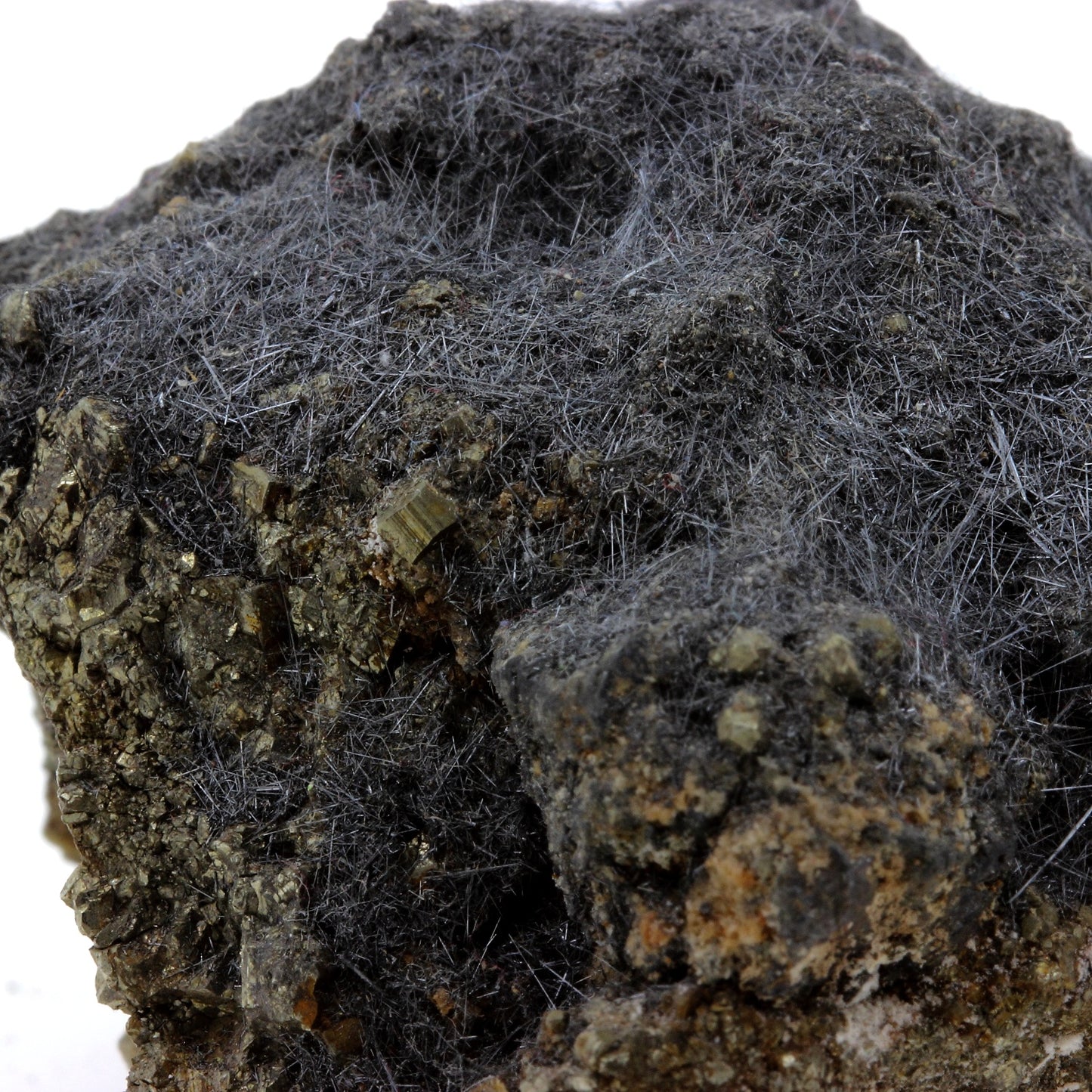 Pyrite + Boulangerite. 1445.0 carats. Trepča valley, Kosovo