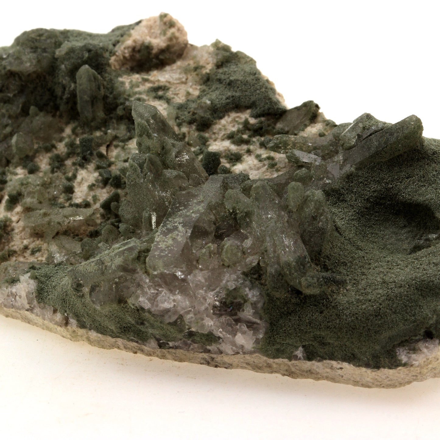 Quartz fumé + Chlorite, 672.8 carats, Vallon de la Valette, Savoie, France