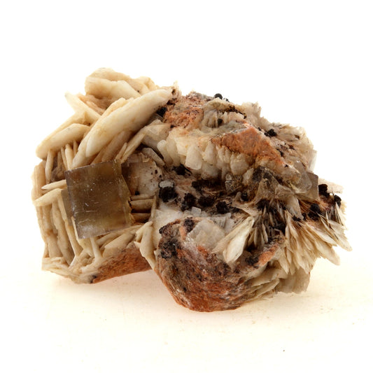 Fluorite + Baryte. 159.2 carats. Lantignié, Beaujeu, France