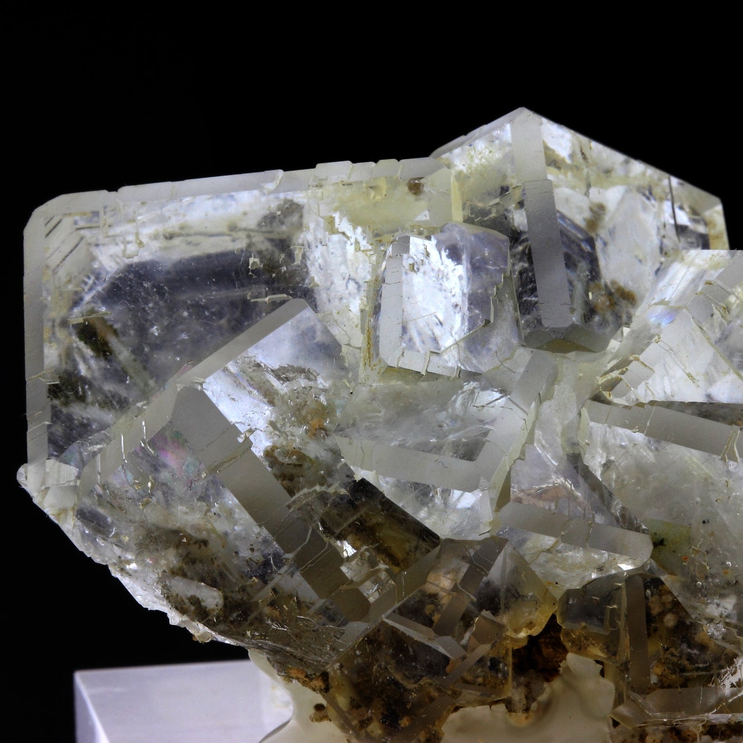 Fluorite + Quartz. 901.3 carats. Nikolaevskiy Mine, Dal'negorsk, Russie