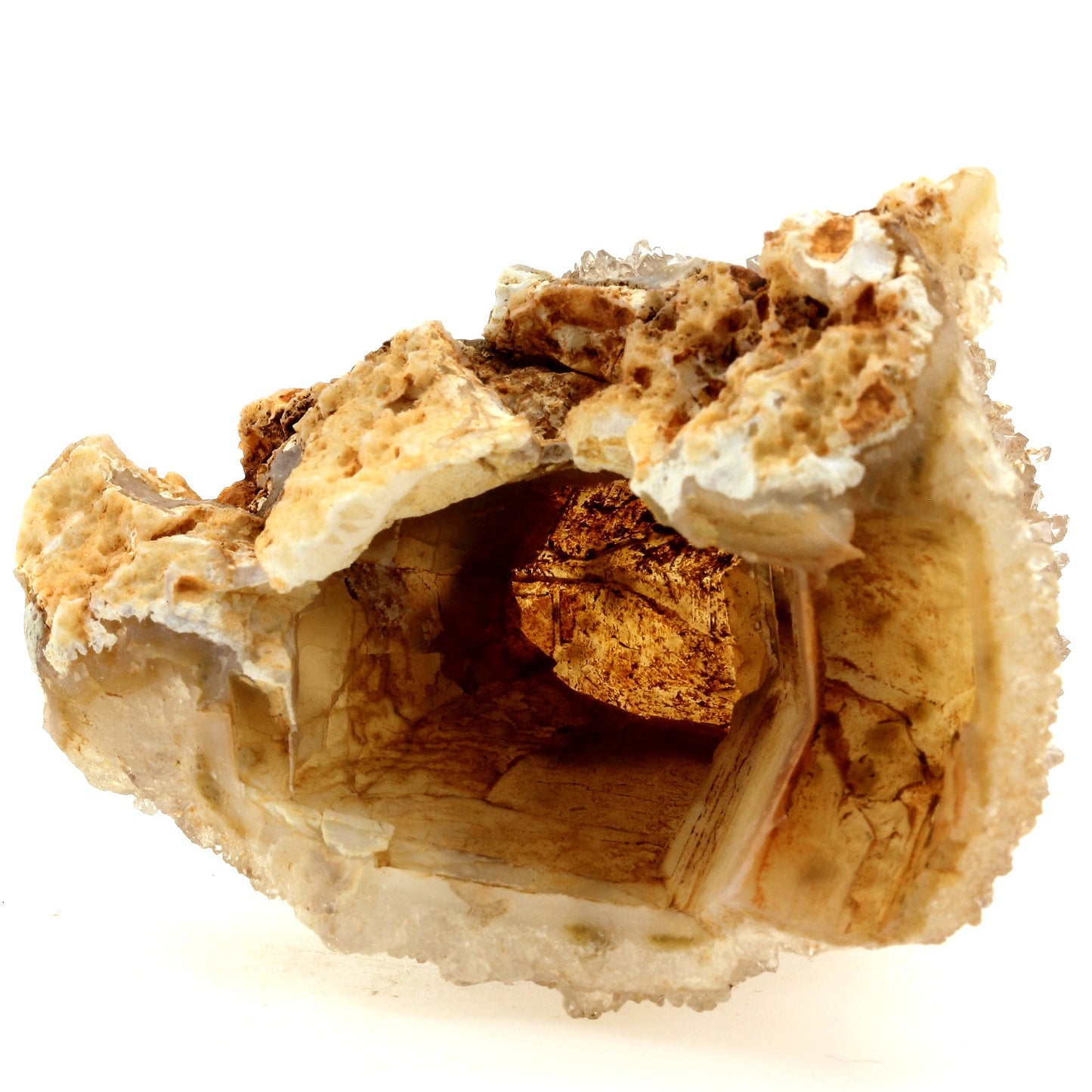 Pseudo Calcite en Calcédoine. 687.4 carats. Inde