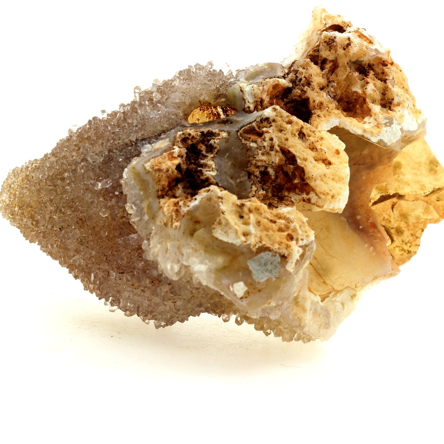 Pseudo Calcite en Calcédoine. 687.4 carats. Inde