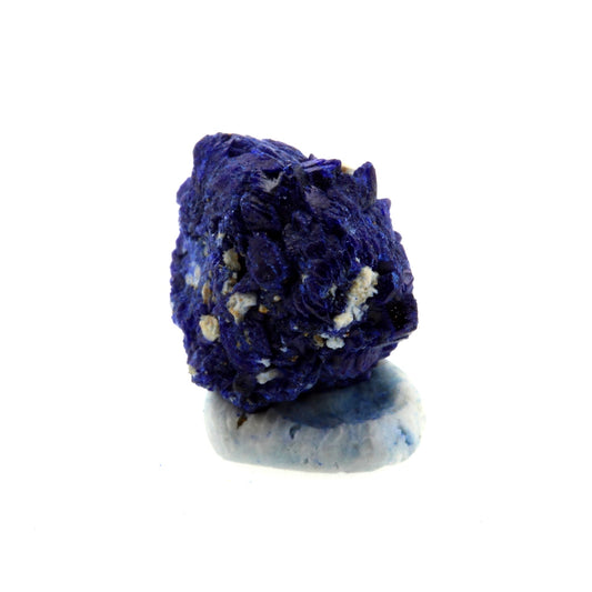 Azurite. 5.76 carats. Poteryaevskoe Mine, Rudnyi Altai, Russie