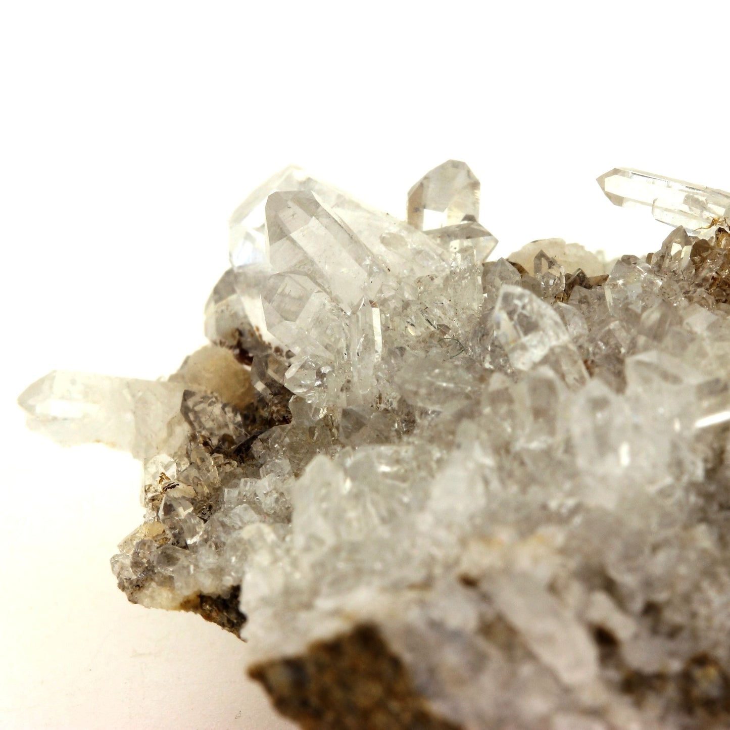 Quartz, Calcite. 405.8 carats. Saint-André d'Embrun, France