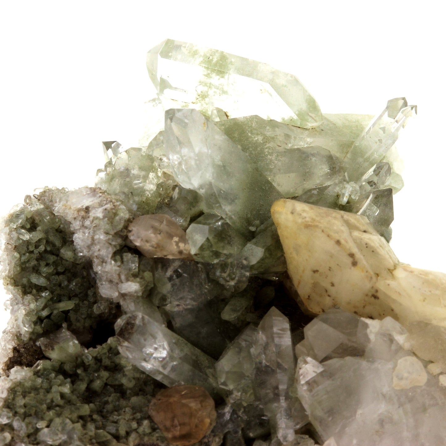 Quartz + Chlorite. 364.6 carats, Saint-André d'Embrun, France