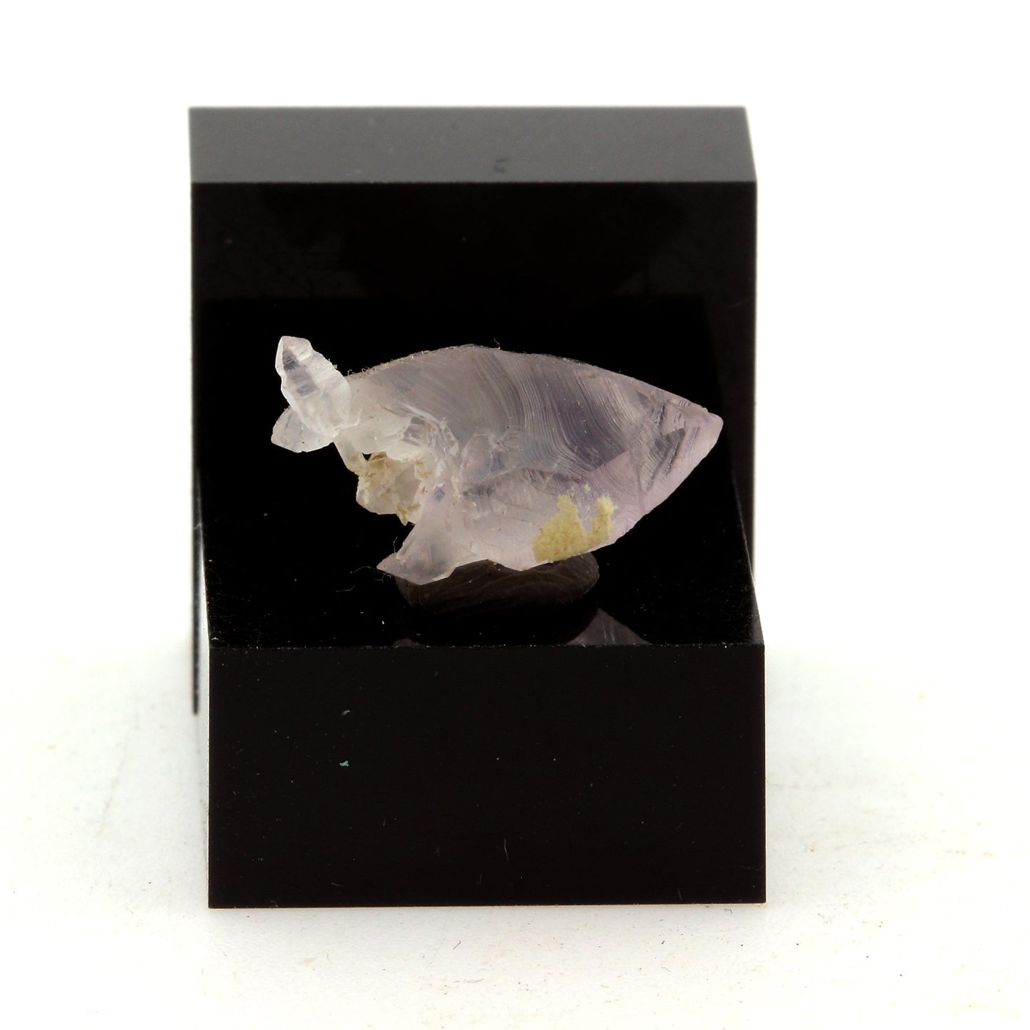 Quartz Améthyste Sceptre. 5.2 carats. Mörchnerkar, Mörchner area, Zemmgrund, Zillertal, North Tyrol, Tyrol, Autriche