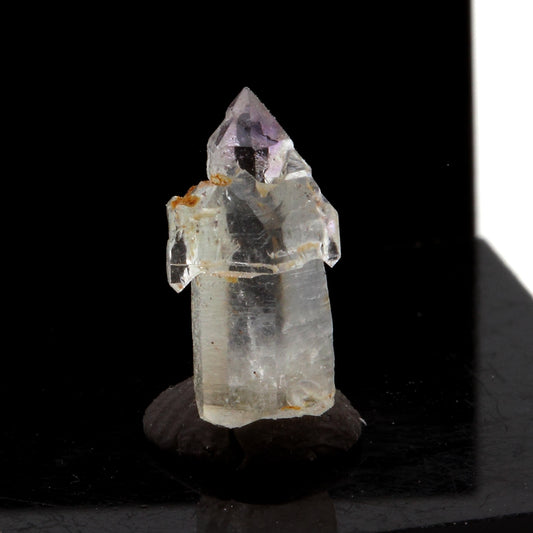 Quartz Améthyste Sceptre. 1.1 carats. Mörchnerkar, Mörchner area, Zemmgrund, Zillertal, North Tyrol, Tyrol, Autriche