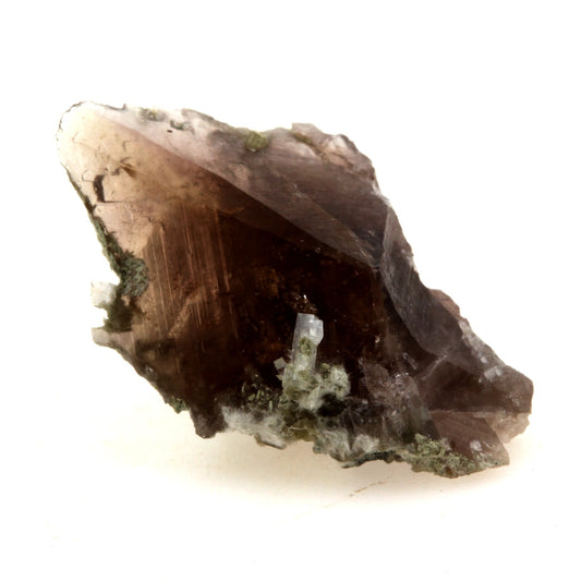 Axinite. 11.55 carats. Cornillon, Bourg d'Oisans, France