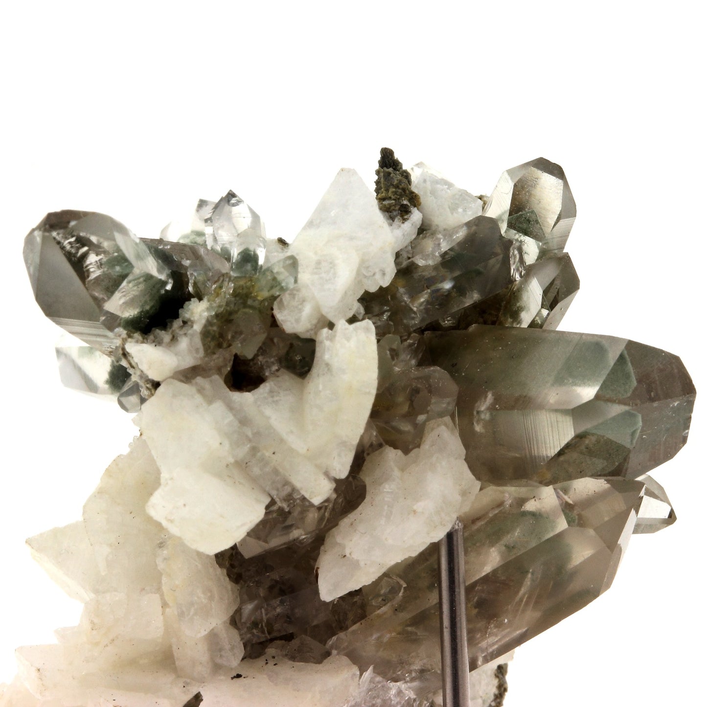 Quartz fantôme + Albite, 236.9 carats, Col de La Croix de Fer, Saint-Sorlin-d'Arves, Savoie, Auvergne-Rhône-Alpes, France
