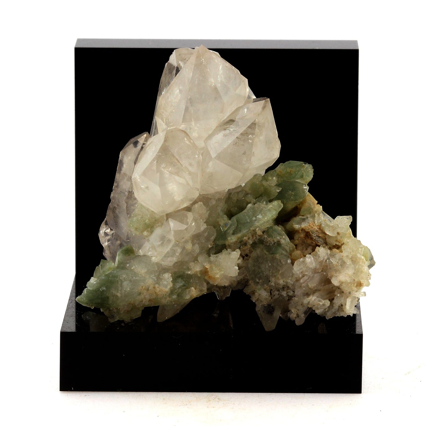 Quartz Sceptre + Chlorite, 242.4 carats, Clavans, Bourg d'Oisans, France