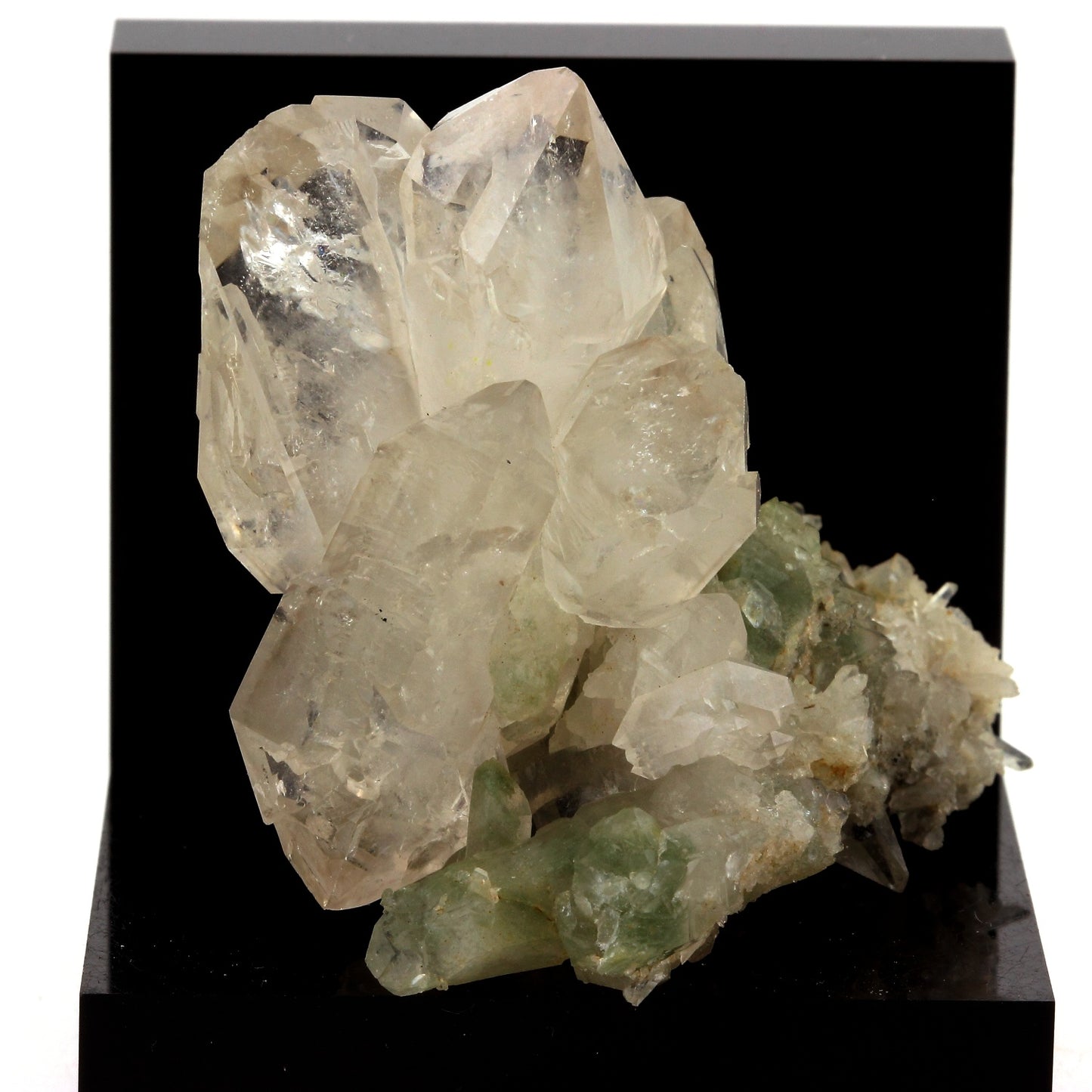 Quartz Sceptre + Chlorite, 242.4 carats, Clavans, Bourg d'Oisans, France