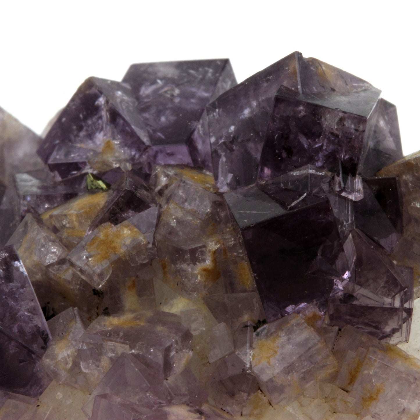 Fluorite + Chalcopyrite. 396.5 carats. Weardale, UK, Royaume-Uni